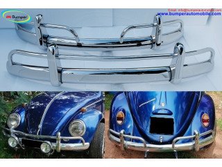 Volkswagen Beetle USA style bumper by stainless steel (VW Käfer USA type stoßfänger)