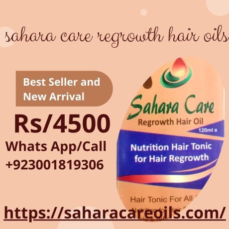 sahara-care-regrowth-hair-oil-in-rawalpindi-big-0
