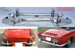 Renault Caravelle and Floride Complete Set Stainless Steel Bumper New